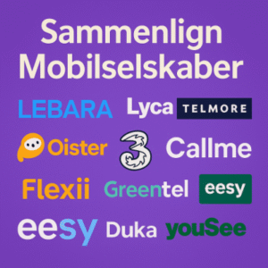 Sammenlign mobilselskaber