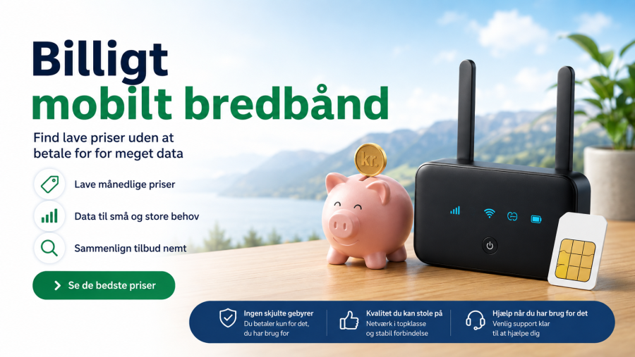 Billigt mobilt bredbånd
