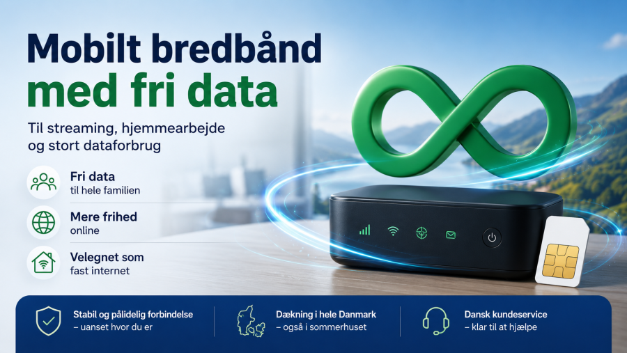 Mobilt bredbånd med fri data