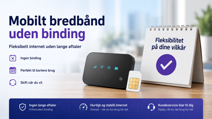 Mobilt bredbånd uden binding