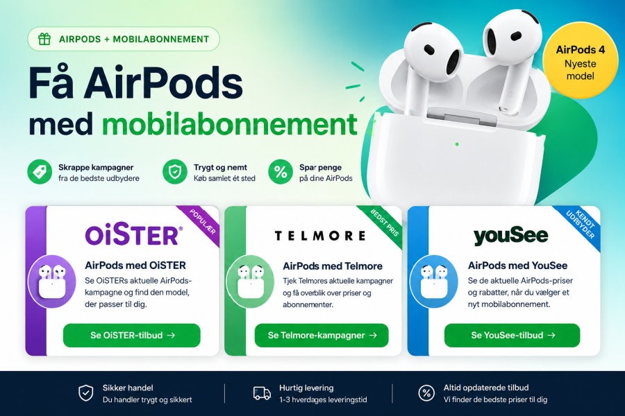 airpods med mobilabonnement