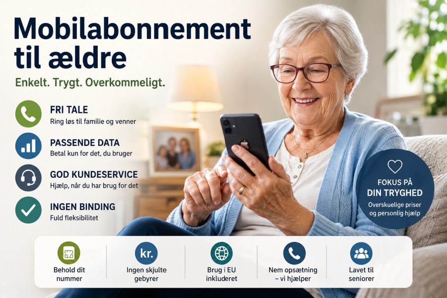 Mobilabonnement til ældre
